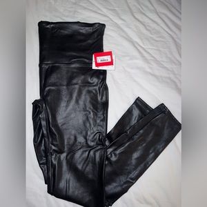 Spanx leather leggings